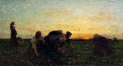 The Weeders, oil on canvas painting by Metropolitan Museum of Art Jules Breton